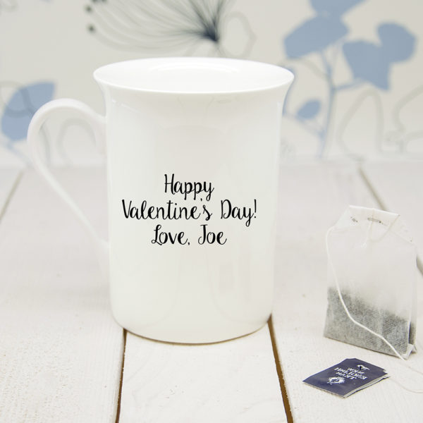 Personalised You Make Me Hap-Pea Bone China Mug - Image 2