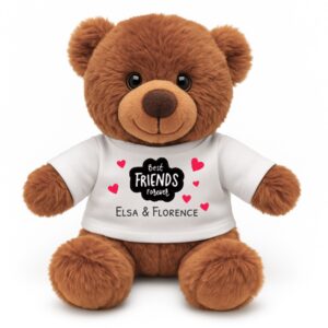 Personalised Kid's Best Friends Forever Teddy Bear