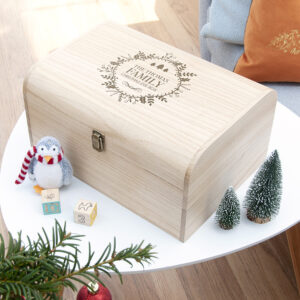 Personalised Traditional Family Christmas Eve Chest Small