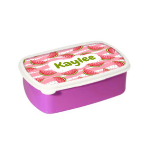 Personalised Kids Pink Lunch Box